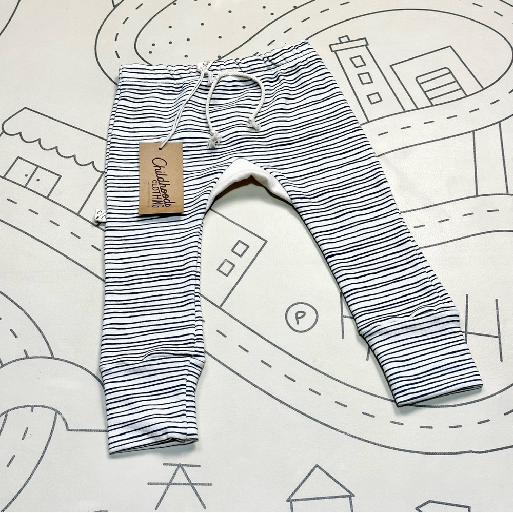 Childhoods Gusset Pants in Painted Stripe - Picture 2 of 6